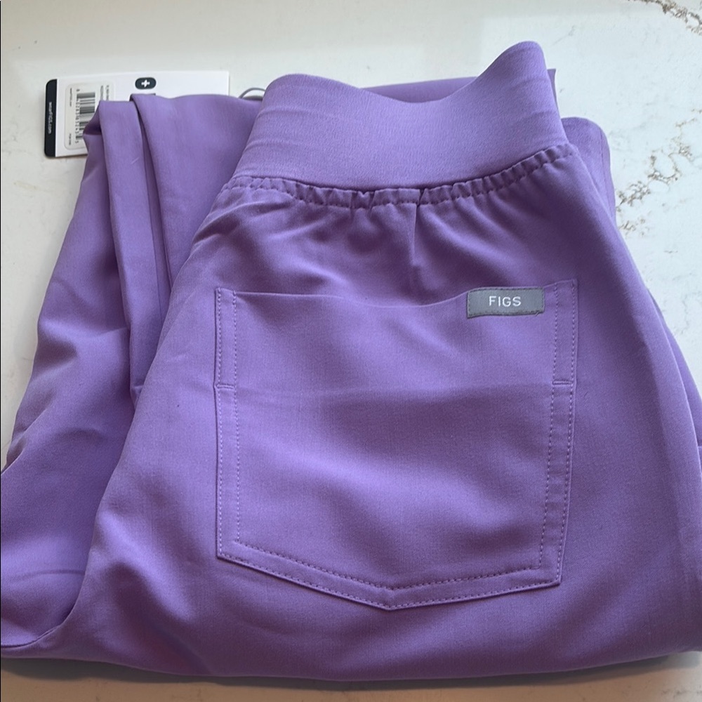 Figs High waisted Zamora LavenderDawn  Scrub Pants